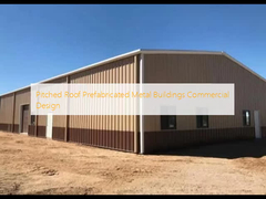 傾斜屋根 プレハブ金属建築物 商業デザイン