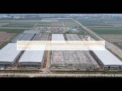 プレハブ軽量鉄骨構造建築工場ワークショップ