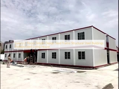 Luxury 2 Floors Simple Design Steel Frame Structural Steel Buildings Prefabricated Living House