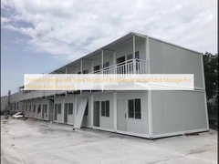 Prefabricated Light Steel Structure Building Mini Self Unit Storage For Warehouse Business
