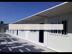 軽量プレハブ20フィート フラットパック 簡単組立 居住用コンテナハウス 労働者住宅