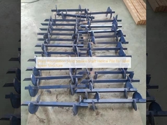 Deep Foundation Solid Square Shaft Helical Pile for Steel Tower Structure 