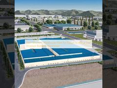 アフリカへの輸出のための鉄鋼構造物倉庫工場