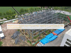 耐候型モジュール式鋼構造 設備の保管と穀物収容のための納屋ビル