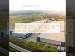 経済的なプリファブ 製鋼枠工業倉庫シェード,大幅の倉庫建物のためのカスタムデザイン