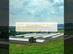 現代の鋼製の豚屋 農場 豚屋 倉庫 豚飼育のための建材