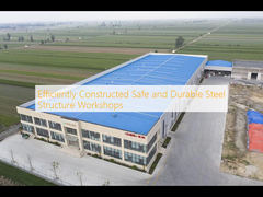 効率的に建設された安全で耐久性のある鉄骨構造ワークショップ