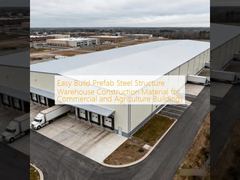 簡単 製造 プリファブ 鉄鋼 構造 倉庫 商業 農業 建物 の 建設 材料