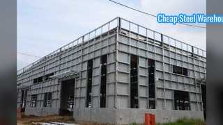 安価な鉄骨造プレハブ倉庫ソリューション