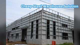 Cheap Steel Building Prefab Warehouse Solution