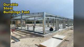 鉄骨構造の建物 高速で耐久性のある倉庫