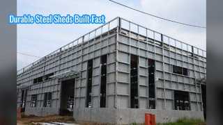鉄骨構造の小屋 高速かつ耐久性のあるソリューション