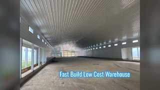 プレハブ倉庫の迅速な構築低コスト