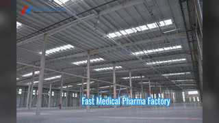Prefab Pharmaceutical Factory Building Fast Medical Grade