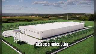 高速プレハブ鋼鉄オフィスビル商業用