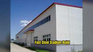 Steel Structure Stadium Fast Build Prefab Sports Building