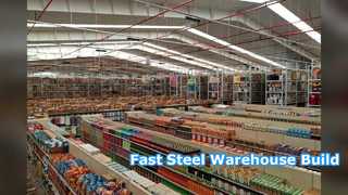 Steel Structure Warehouse Fast Build Seismic Resistant