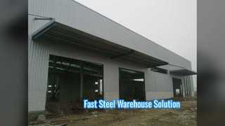 鉄鋼倉庫の建物は速くて耐久性があります