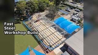 プレハブ鋼鉄ワークショップ倉庫クイックビルド