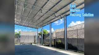 プレハブ労働者住宅の迅速なセットアップ