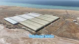 果物野菜保管用スチール倉庫