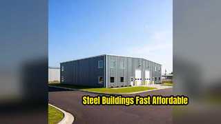 鉄骨建築ソリューション 迅速かつ手頃な価格と耐久性