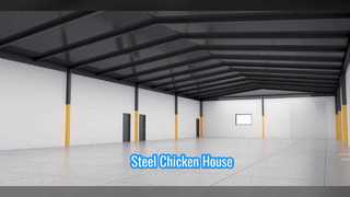 プレハブ鋼鉄鶏小屋養鶏場の建物