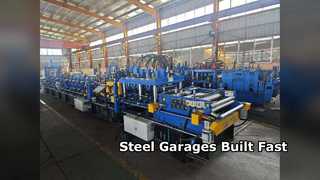 Garages à structure métallique rapides et durables