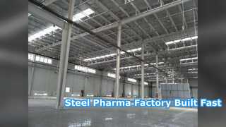 プレハブ製薬工場の建物の高張力鋼