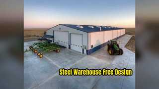 Steel Warehouse Factory Building Free Design